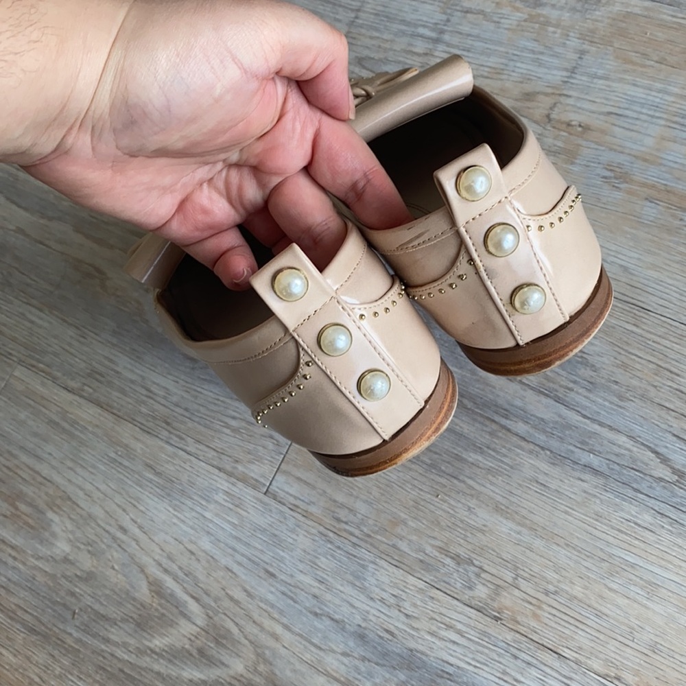 Zara Beige Loafers with Fringe Detail - Picture 6 of 8